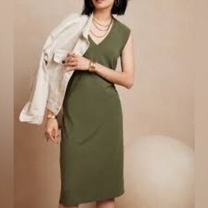 New York & Company Solid Crepe Scuba Dress NEW!